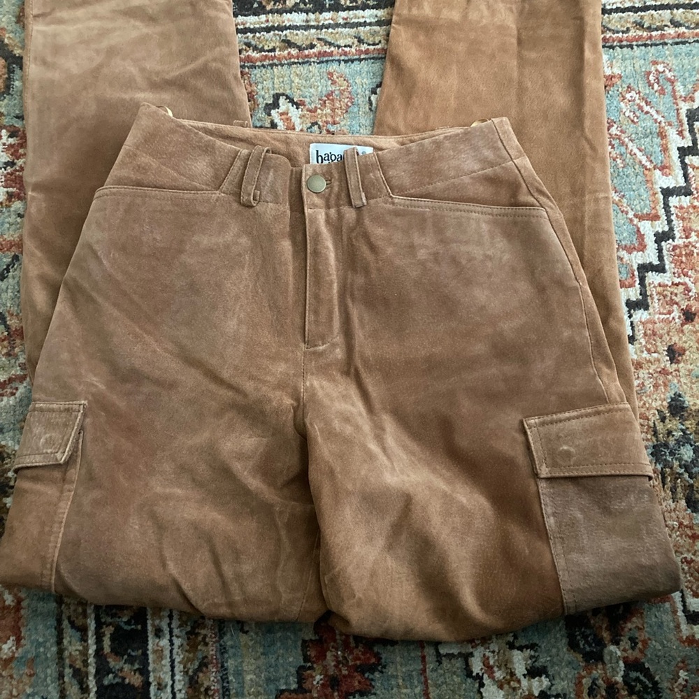 Bagatelle Tan Suede Pants
